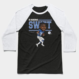 D'Andre Swift Detroit Cartoon Baseball T-Shirt